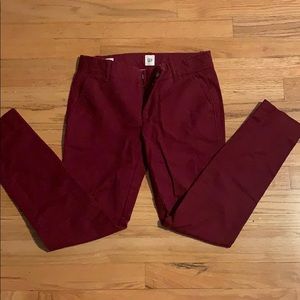 Gap khaki pants 00 red